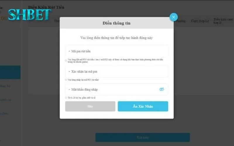 Rút Tiền SHBET 